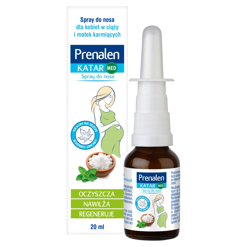 Prenalen Katar, spray udrażniający do nosa, 20 ml