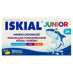 Iskial Junior kapsułki do żucia o smaku cytrynowym, 30 szt.