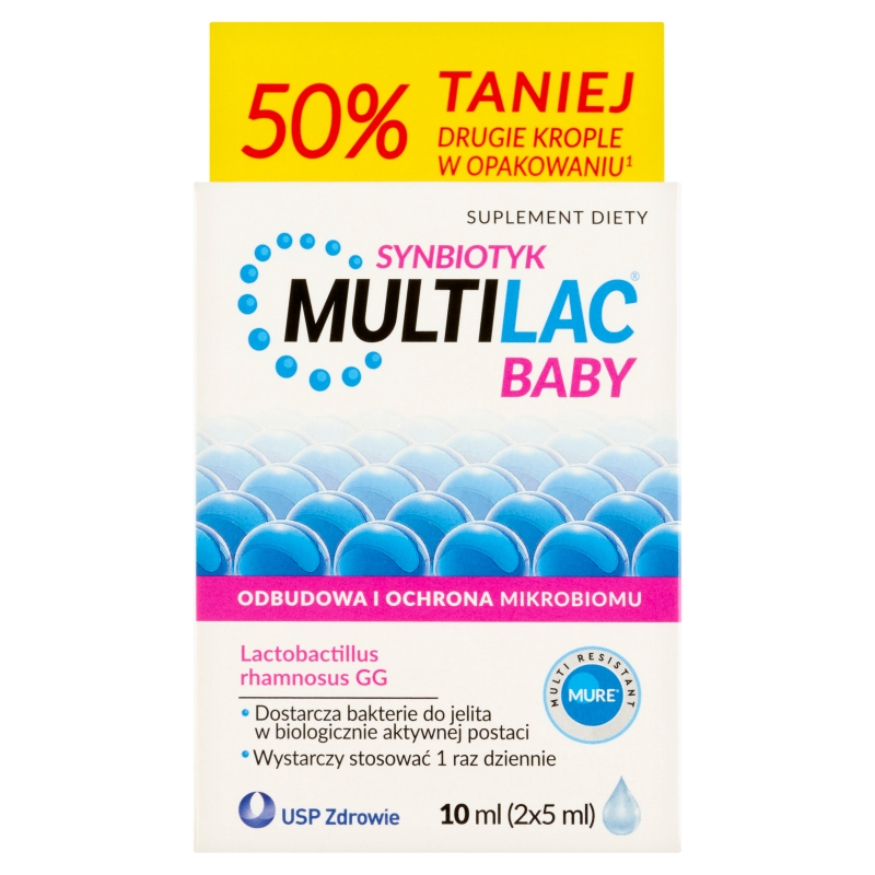 Multilac Baby krople, 2 x 5 ml