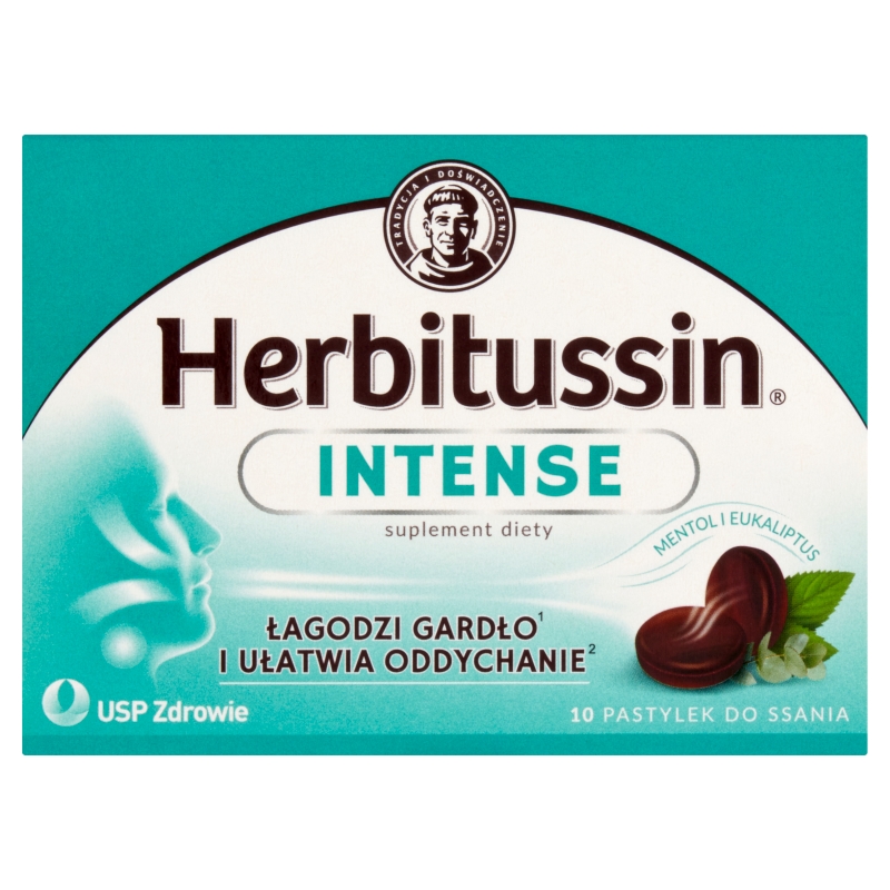 Herbitussin Intense, 10 pastylek