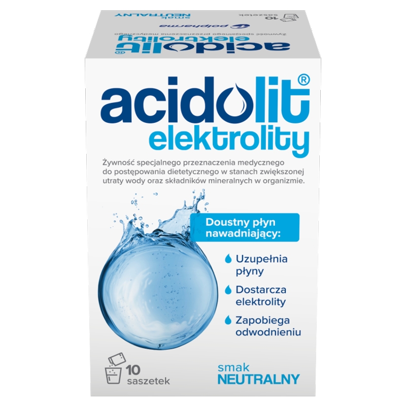 Acidolit, preparat nawadniający dla niemowląt, 10 szt.