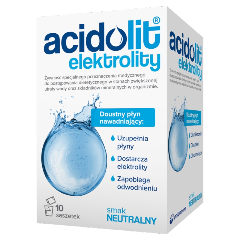 Acidolit, preparat nawadniający dla niemowląt, 10 szt.