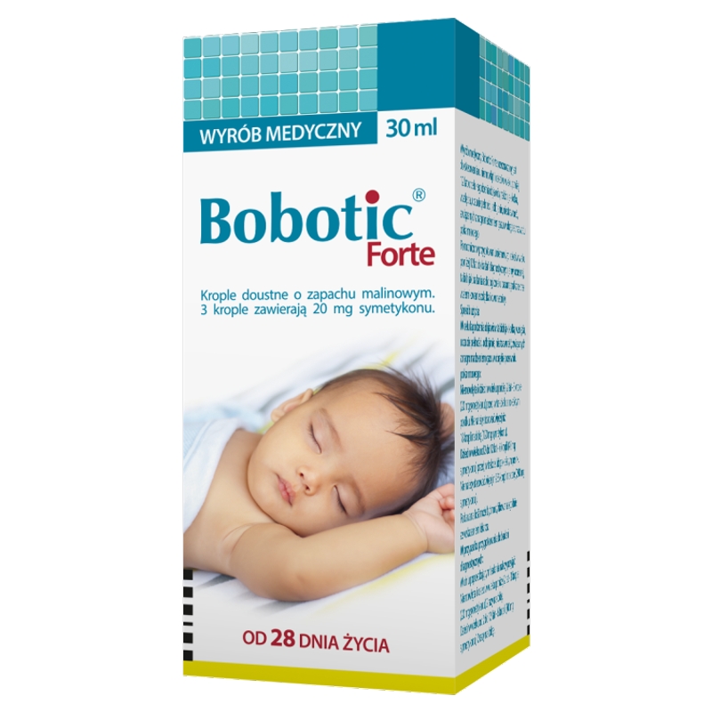 Bobotic Forte krople na łagodzenie kolki, wzdęć, odbijania u dziecka, 30 ml