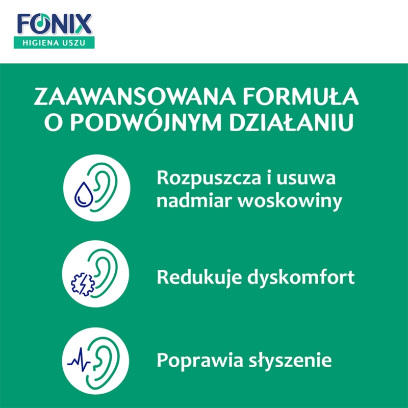 Fonix Higiena Uszu, spray do usuwania woskowiny, 30 ml
