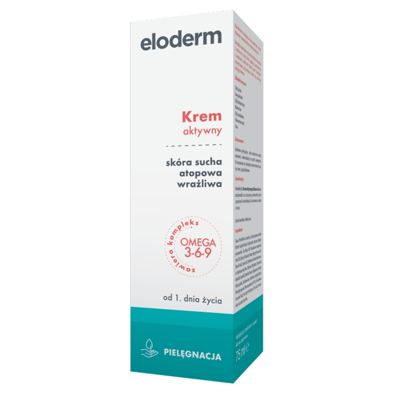 Eloderm, krem aktywny pielęgnacyjny od 1 dnia życia, 75 ml