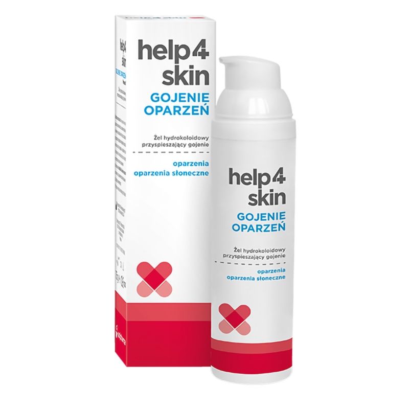 Help4skin, żel przyspieszający gojenie oparzeń, 75 ml