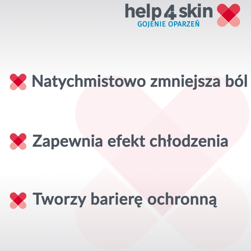 Help4skin, żel przyspieszający gojenie oparzeń, 75 ml