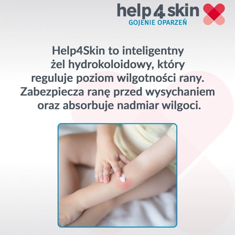 Help4skin, żel przyspieszający gojenie oparzeń, 75 ml