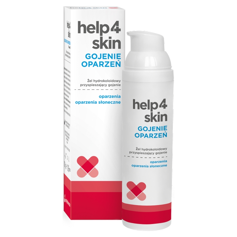 Help4skin, żel przyspieszający gojenie oparzeń, 75 ml
