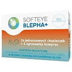 SOFTEYE BLEPHA 14 jednorazowych chusteczek okulistycznych + 1 ogrzewany kompres na oko