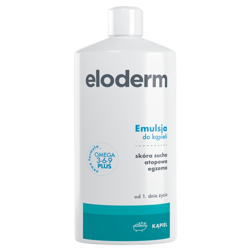 ELODERM Emulsja do kąpieli , do skóry suchej atopowej i egzemy, 400 ml