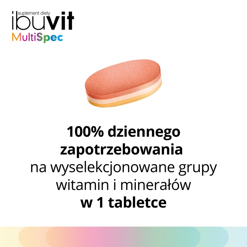 Ibuvit MultiSpec, tabletki z witaminami i minerałami, 30 szt.