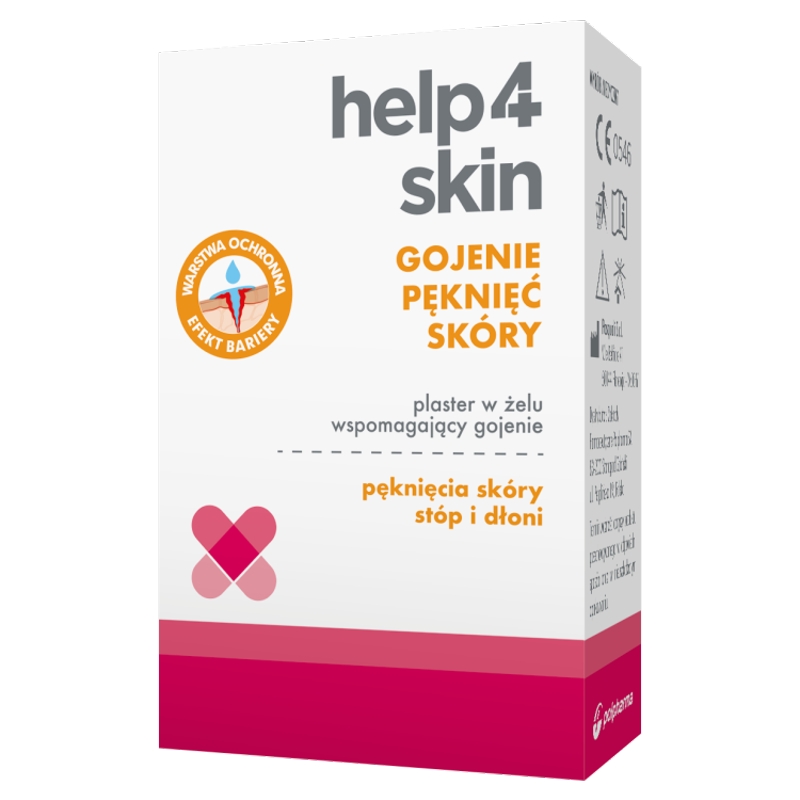 Help4Skin, plaster w żelu wspomagający gojenie pęknięć skóry, 7 ml