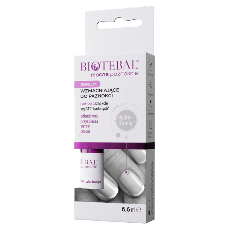 Biotebal mocne paznokcie, serum wzmacniające do paznokci, 6,6 ml