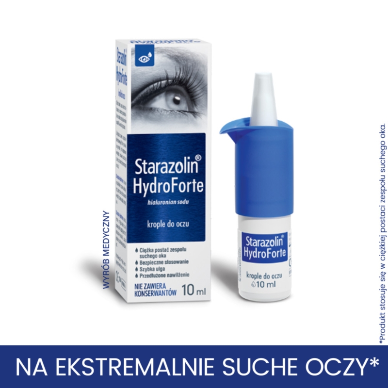 Starazolin HydroForte, krople do oczu, 10 mol