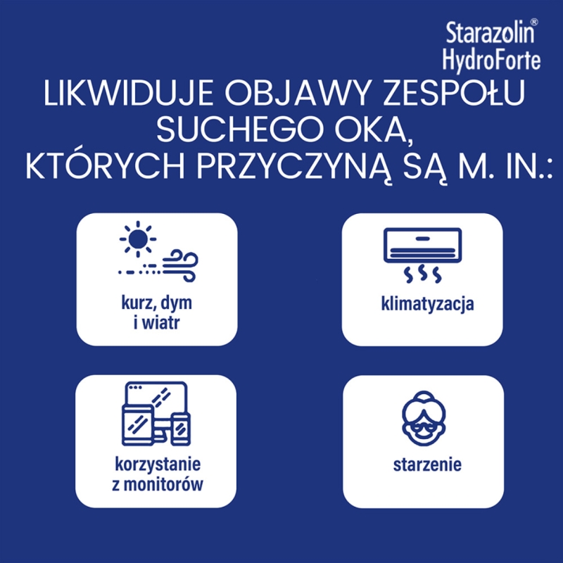 Starazolin HydroForte, krople do oczu, 10 mol