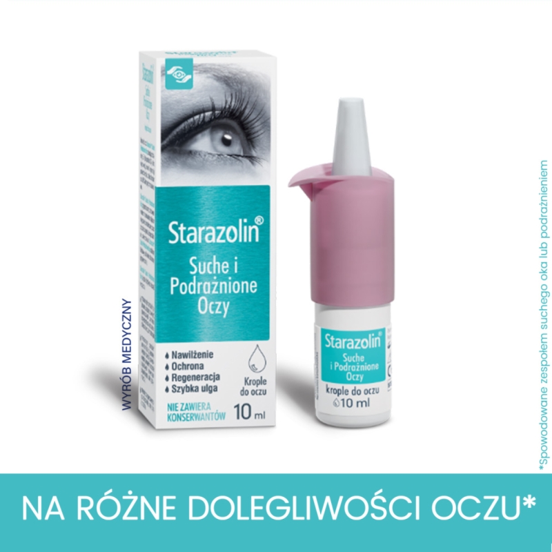 Starazolin Suche i Podrażnione Oczy , krople do oczu, 10 ml