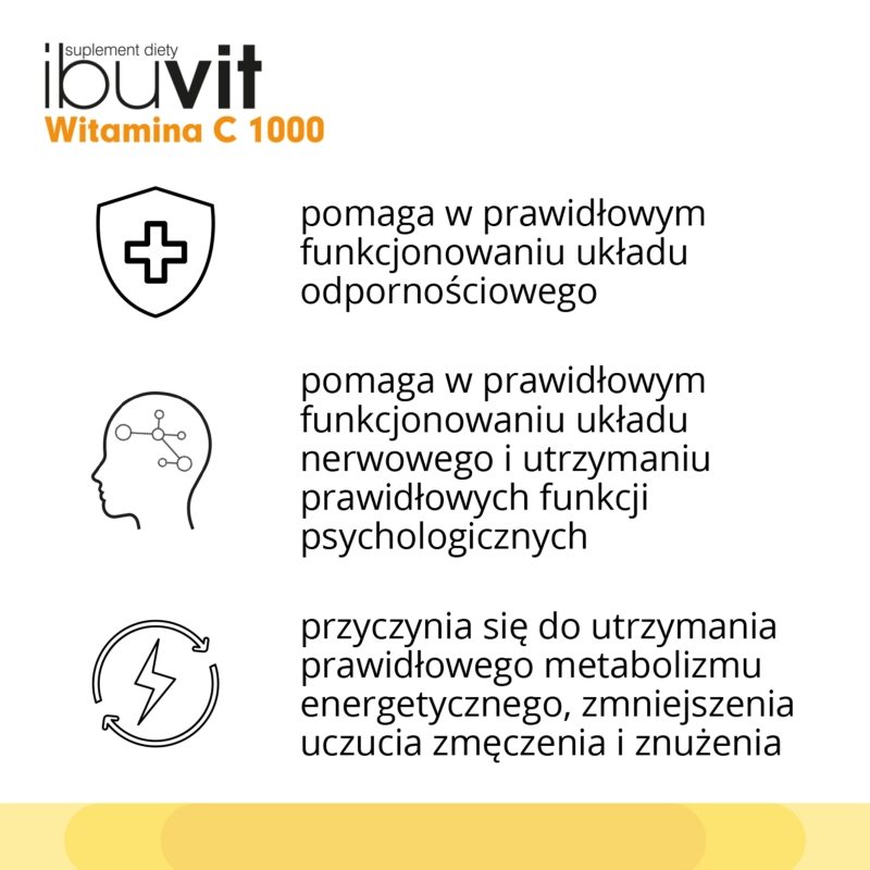 Ibuvit Witamina C 1000 , tabletki z witaminą C, 30 szt.