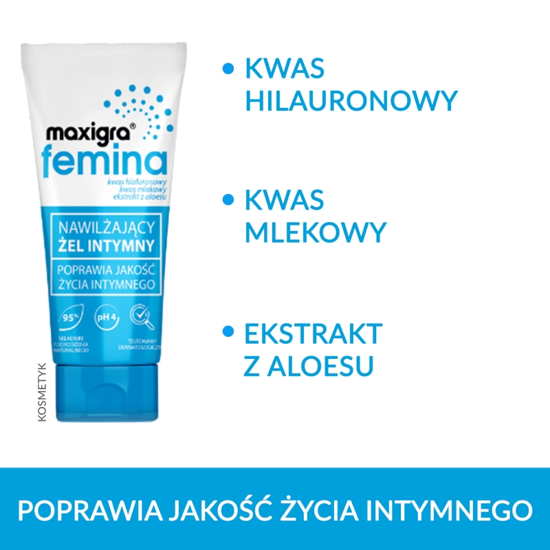 Maxigra femina , nawilżający żel intymny, 75 ml
