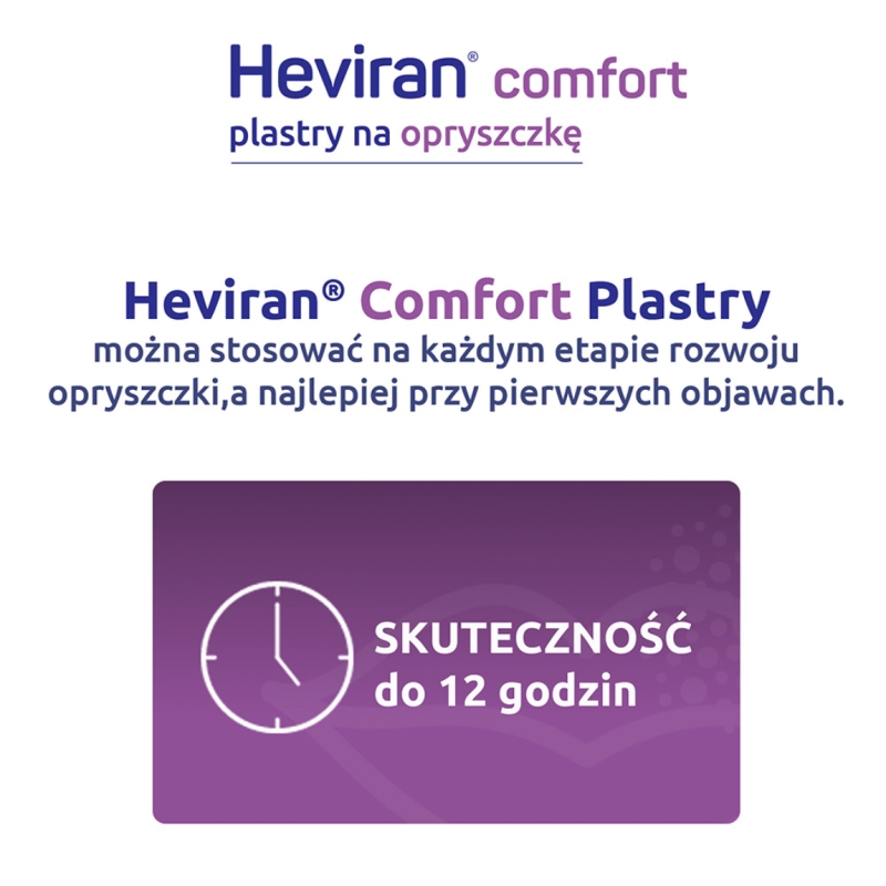 Heviran Comfort , plastry na opryszczkę, 15 szt.