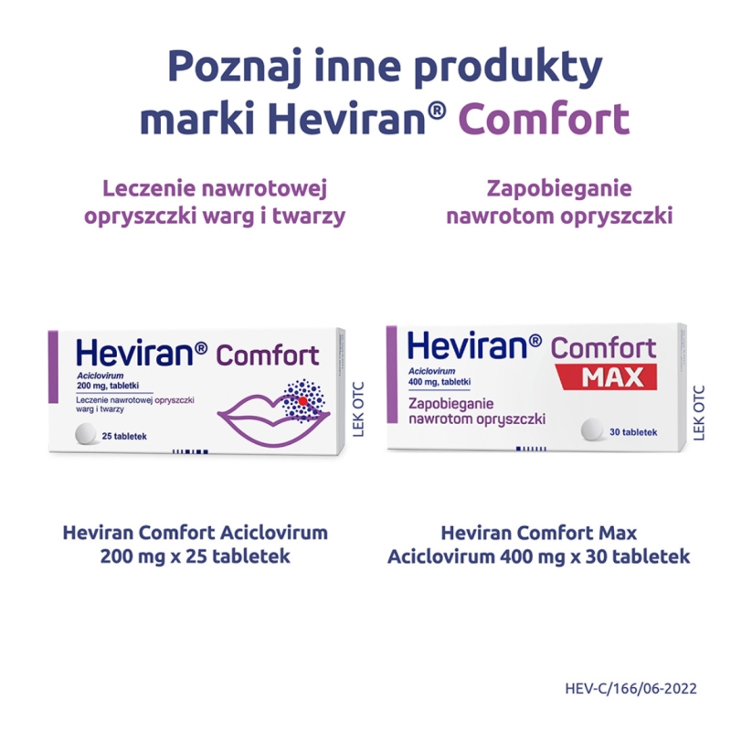 Heviran Comfort , plastry na opryszczkę, 15 szt.