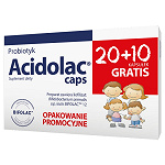 Acidolac 20+10 kapsułek KRÓTKA DATA 30.09.2025