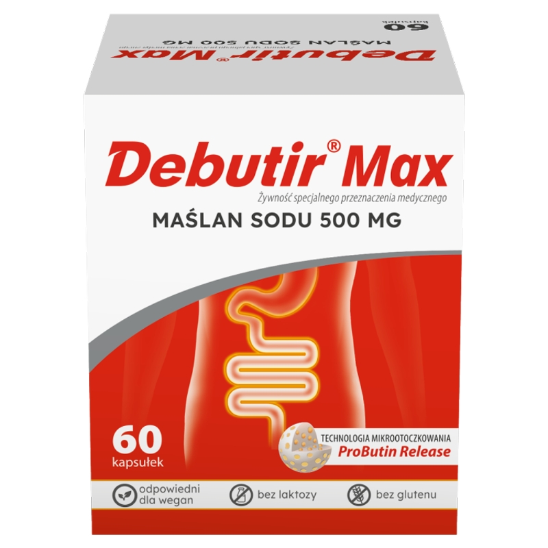 Debutir Max 500 mg, 60 kapsułek