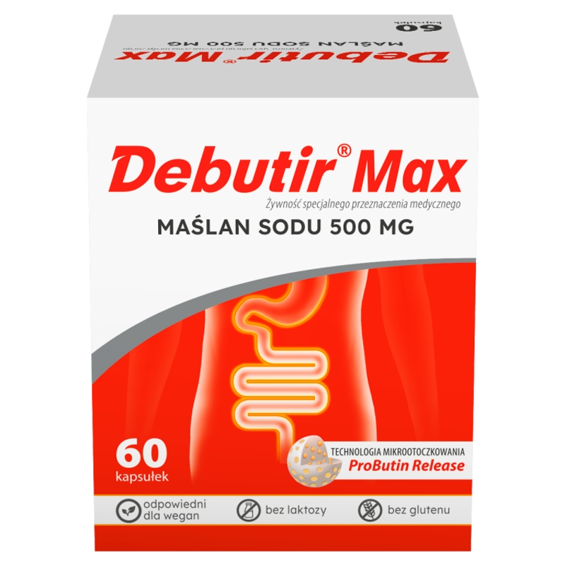 Debutir Max 500 mg, 60 kapsułek