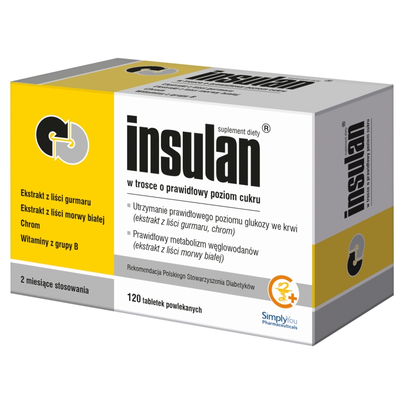 Insulan, 120 tabletek powlekanych