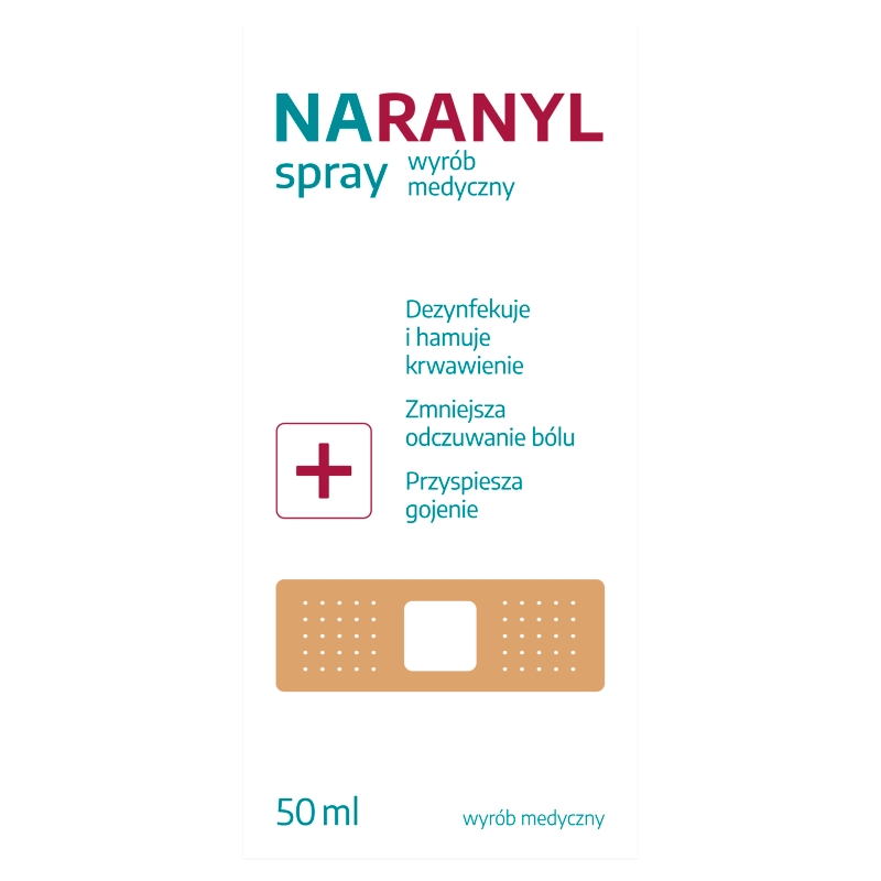 Naranyl Spray, preparat o działaniu dezynfekującym, 50 ml