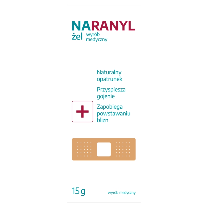 Naranyl Żel , preparat przyspieszający gojenie ran, 15 g