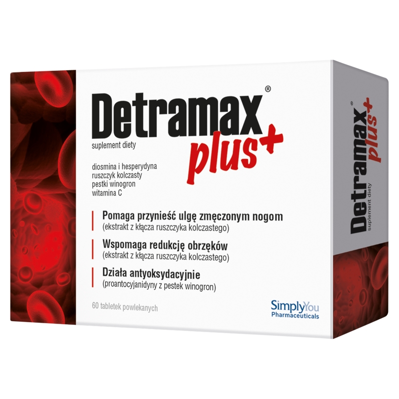 Detramax Plus, 60 tabletek