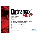 Detramax Plus tabletki ze składnikami pomagającymi w redukcji obrzęków nóg, 30 szt.
