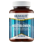 Humavit Multi-Błonnik tabletki ze składnikami uzupełniającymi codzienną dietę w błonnik, 180 szt.