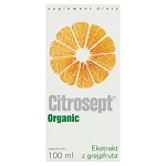 Citrosept Organic krople ze składnikami wspierającymi w przeziębieniu z ekstraktem z grejpfruta, 100 ml