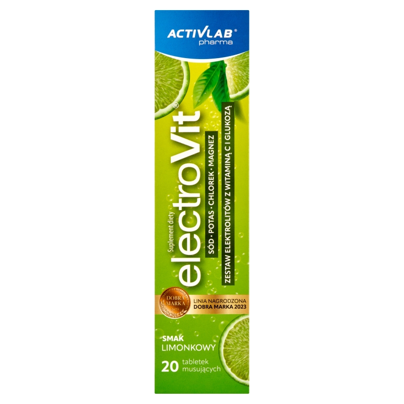 ElectroVit elektrolity o smaku limonki, 20 szt.