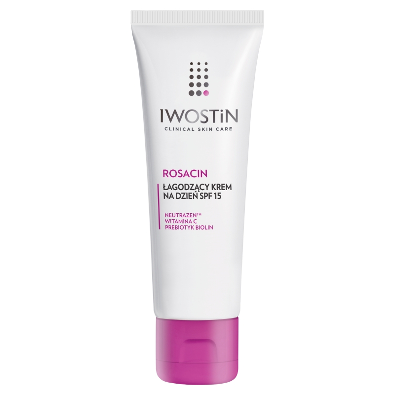 Iwostin Rosacin, krem na dzień do cery z problemem trądziku różowatego, SPF 15, 40 ml