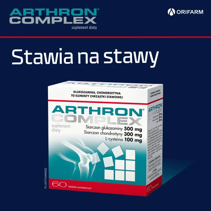 Arthron Complex, tabletki ze składnikami wzmacniającymi stawy, 90 szt.