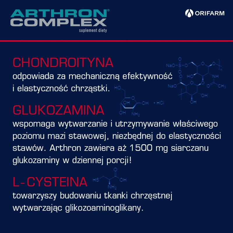 Arthron Complex, tabletki ze składnikami wzmacniającymi stawy, 90 szt.