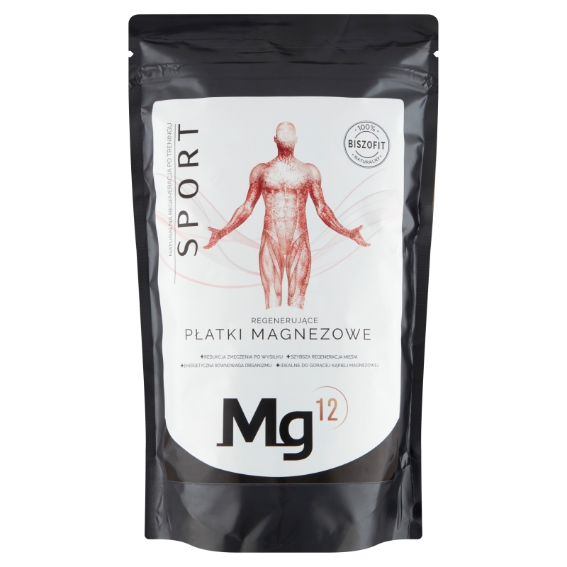 Mg12 Sport, płatki magnezowe do kąpieli, 1 kg