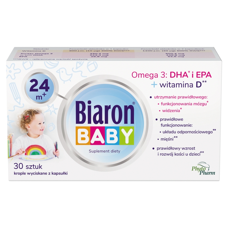 Bioaron Baby od 24 m-ca życia, 30 kapsułek twist-off