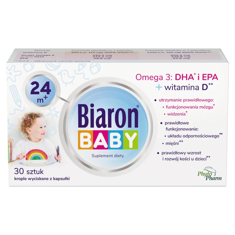 Bioaron Baby, od 24 m-ca życia, 30 kapsułek twist-off