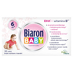 Bioaron Baby 6m+ kapsułki z witaminą D i DHA dla dzieci, kobiet ciężarnych i karmiących, 30 szt. 