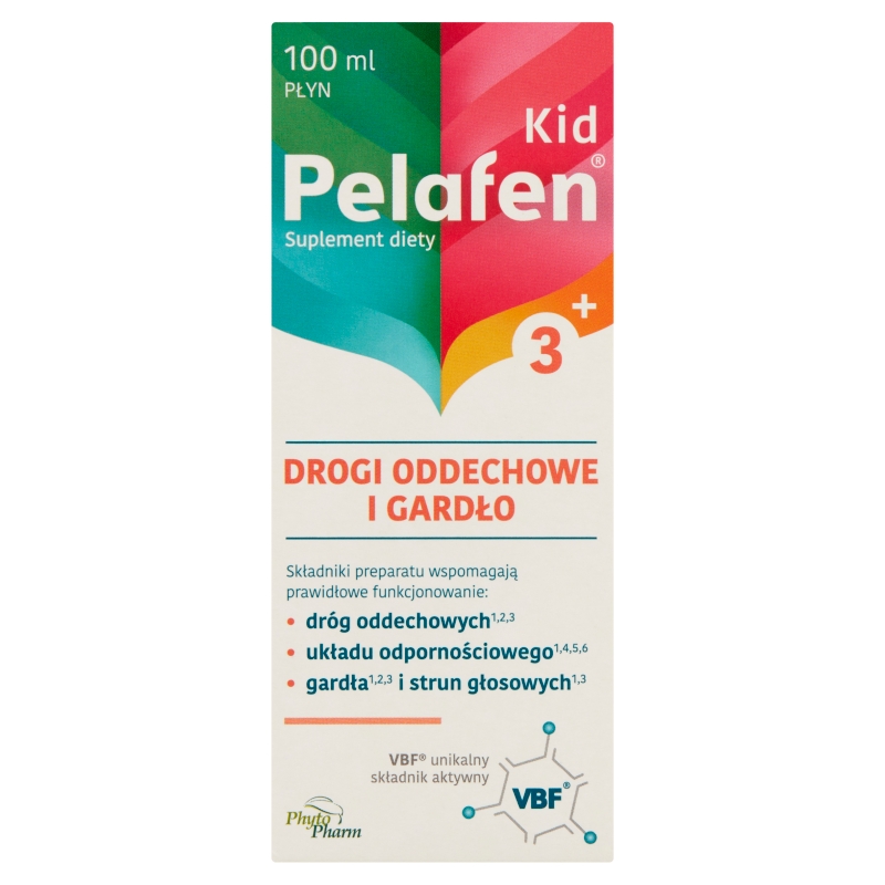 Pelafen Kid 3+, syrop ze składnikami wspomagającymi odporność, 100 ml