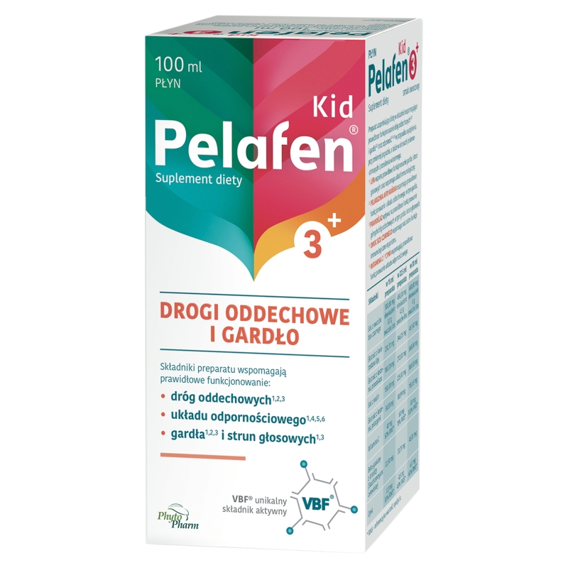 Pelafen Kid 3+, syrop ze składnikami wspomagającymi odporność, 100 ml