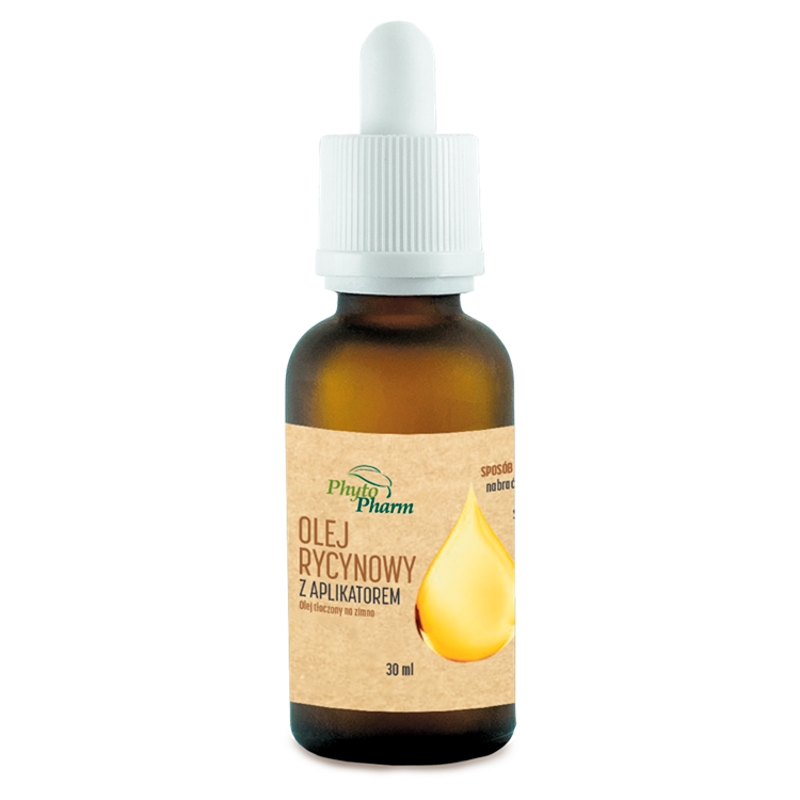 Olej rycynowy, butelka z aplikatorem, 30 ml