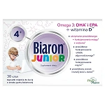 Bioaron Junior kapsułki do żucia ze składnikami wspierającymi odporność dla dzieci o smaku owocowej gumy balonowej, 30 szt.