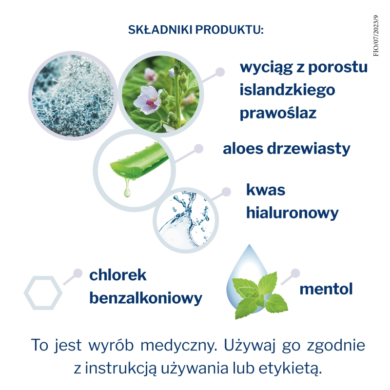 Fiorda spray, nawilżający błonę śluzową, łagodzi objawy stanów zapalnych, 30 ml