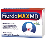 Fiorda MAX MD pastylki do ssania łagodzące ból i podrażnienie gardła, 30 szt.