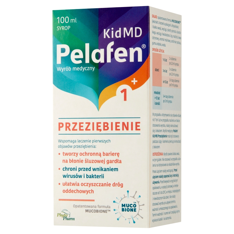 Pelafen Kid MD Przeziębienie, syrop wzmacniający odporność, 100 ml